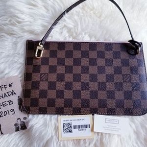 POUCH FROM NEVERFULL MM DAMIER EBENE ~SOLD~